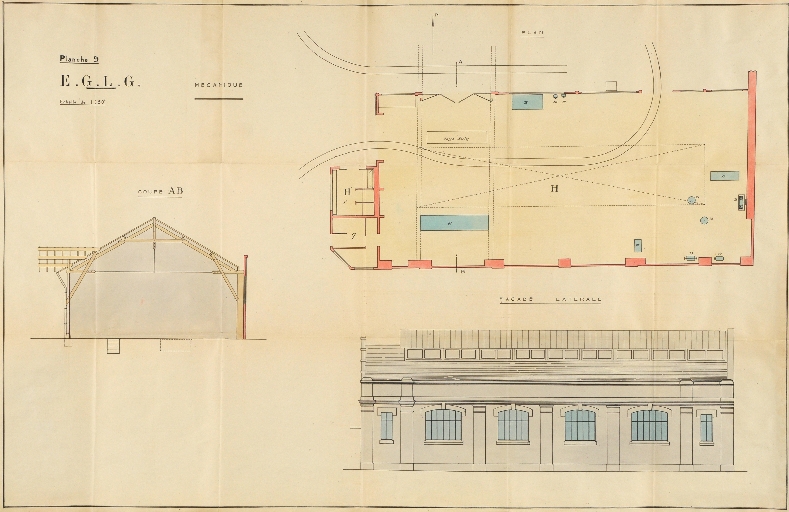 Edifice artisanal, Maison Grosse et Gerlat, puis usine de fabrication de matériaux de construction, entreprise de travaux publics, Entreprise Léon Grosse et Cie, actuellement Entreprise générale Léon Grosse