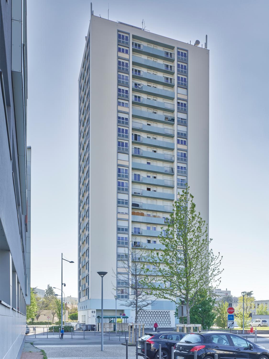 Grand ensemble du quartier Saint-Jacques nord de Clermont-Ferrand