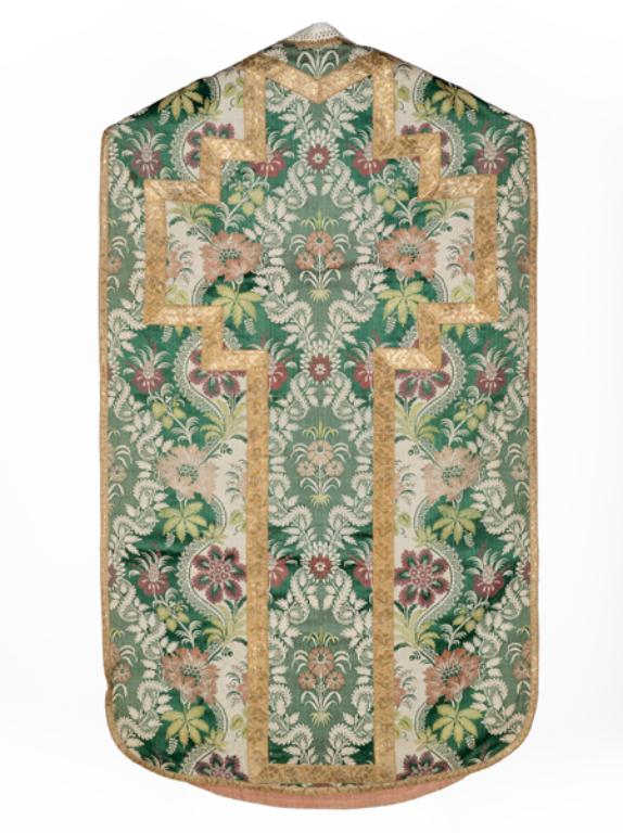 chasuble, manipule, étole : ornement vert n°1