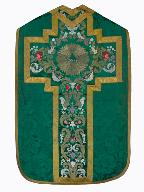 chasuble : ornement vert