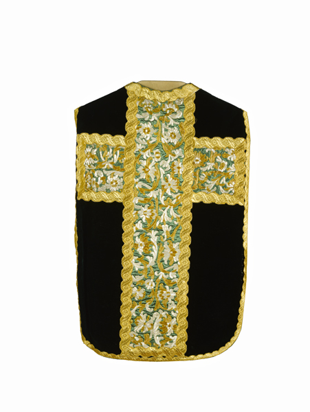 chasuble, étole, manipule : ornement vert