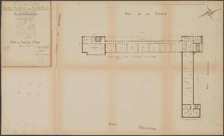 Collège moderne de jeunes filles, dit collège Juliette-Récamier, actuellement lycée Juliette-Récamier