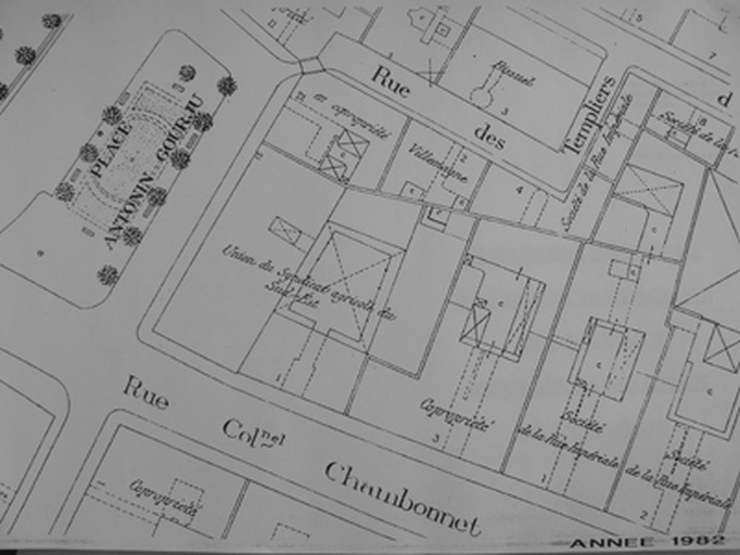 hôtel particulier : hôtel de Montribloud, puis hôtel de voyageurs : hôtel de Bellecour puis hôtel de l'Europe, actuellement immeuble