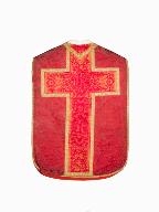 chasuble : ornement rouge n°1