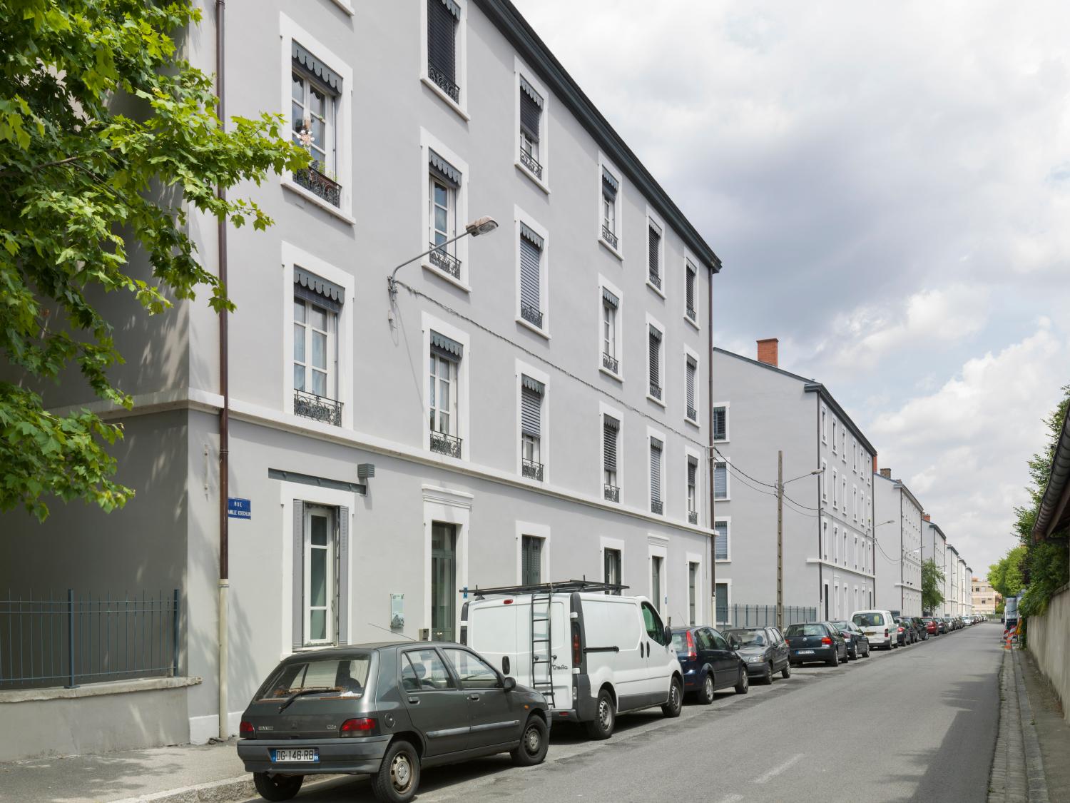 Cité ouvrière Gillet (logements économiques) et jardins dit cité Camille Koechlin à Villeurbanne