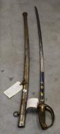 Fourreau d'un ensemble d'un sabre et son fourreau