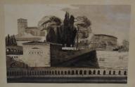 Aquarelle - Rome, vue du Mont Palatin ?