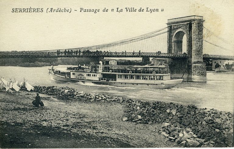 Pont routier de Serrières (détruit)