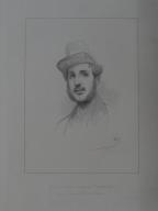 Estampe de Jules Gabriel Levasseur - Portrait de Ferdinand-Philippe d'Orléans