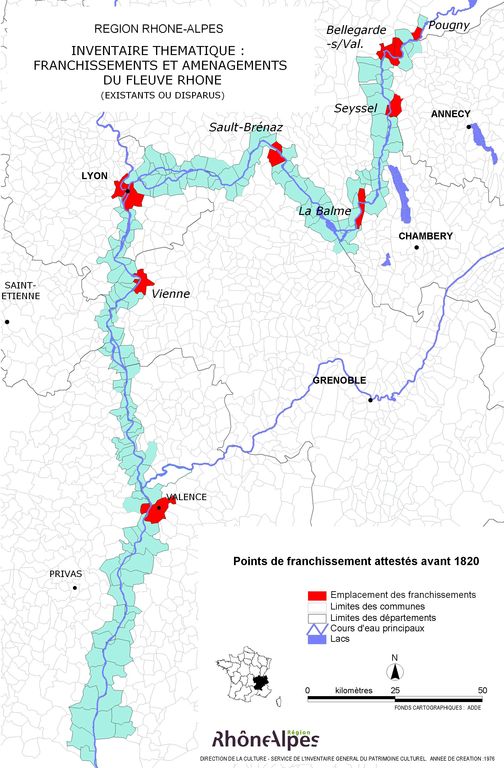 Ponts du Rhône : ponts, ponceaux, passerelles, viaducs