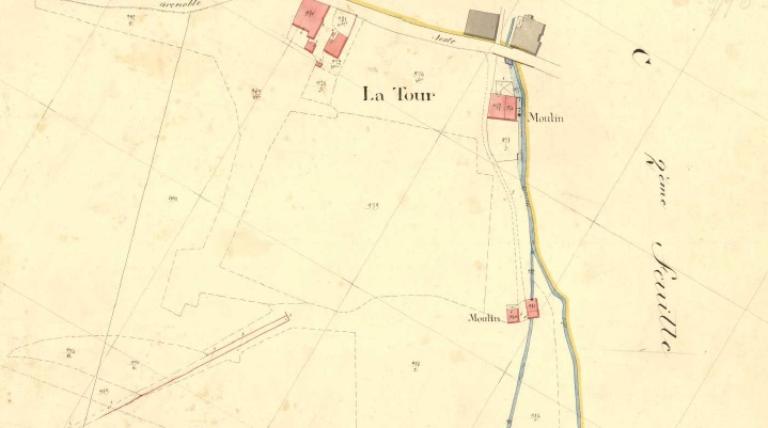 Martinet Manuel de Locatel puis fabrique d'acide gallique et scierie Fontaine-Tranchant puis Vicher puis usine de plâtre puis atelier de fabrication de mèches puis fabrique de pâtes alimentaires actuellement logement