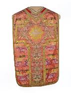 chasuble, bourse de corporal : ornement rouge