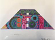 Peinture monumentale : ensemble de sept murs pignons peints