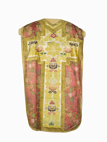 chasuble, étole : ornement rose