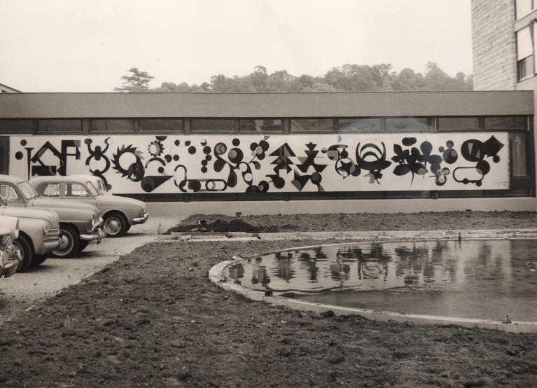 Revêtement mural : Les Formes mécaniques (aluchromie)