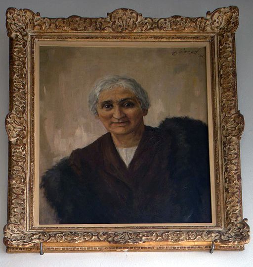 Tableau : Portrait de Madame Papasian, bienfaitrice de la Congréation orientale de l'Immaculée Conception