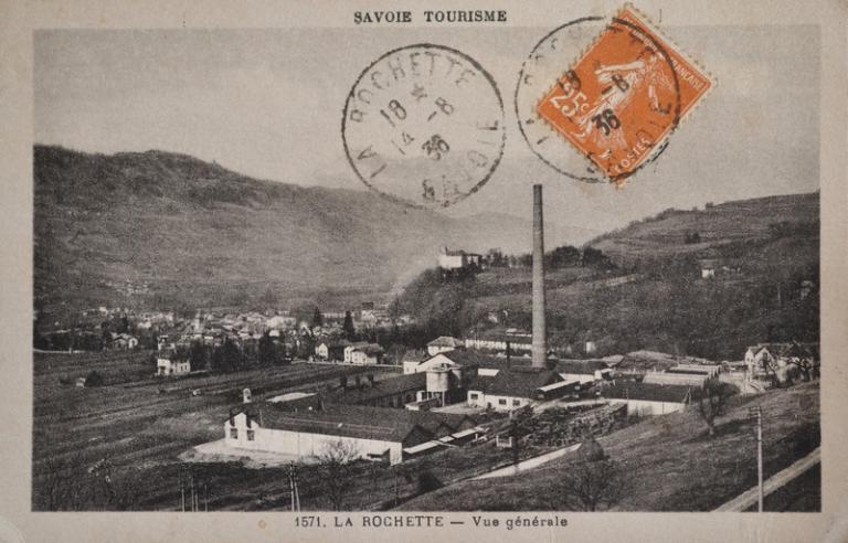 Fonderie de fer et martinets de Fourby puis usine de pâte à papier puis Cartonneries de la Rochette