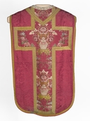 ornement rouge : chasuble
