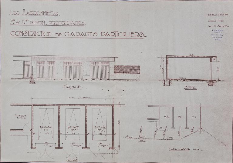 Maison, puis demeure d'architecte, dite Villa des Marronniers, actuellement immeuble, dit Les Marronniers