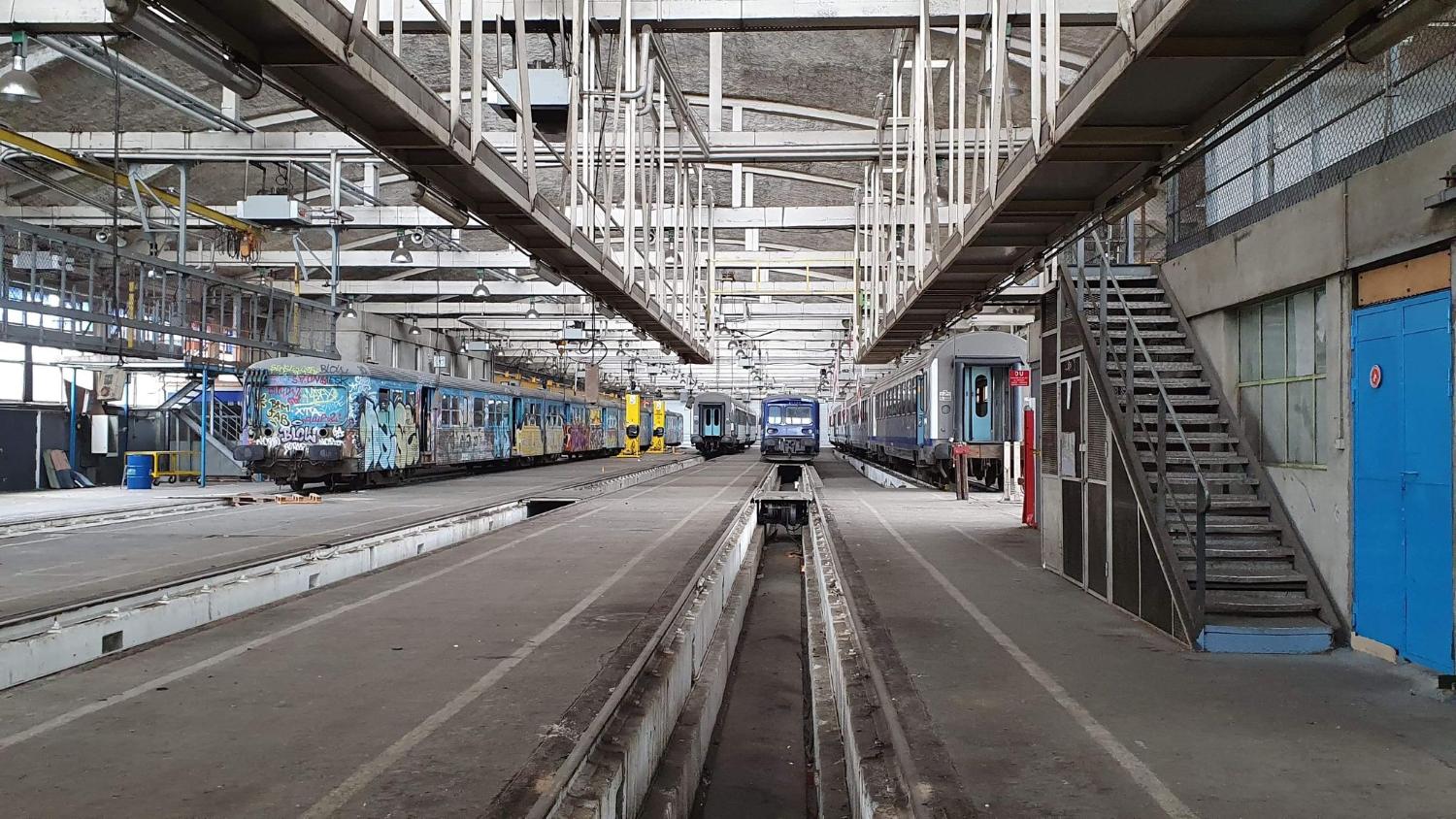 Halle de lavage de Croix-Barret de la gare de la Guillotière