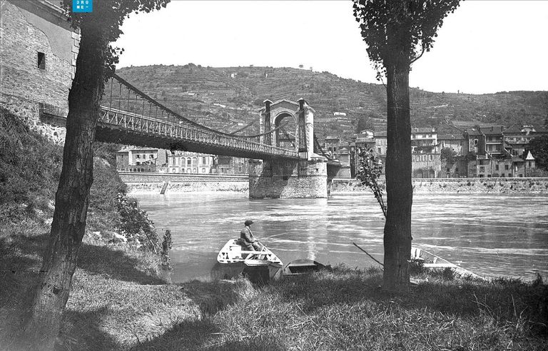 Pont routier de Saint-Vallier (détruit)