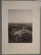Estampe de Joseph Skelton - Vue du château de Randan
