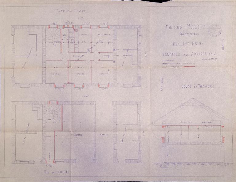 Remise agricole et logement, dépendance du domaine de Chantemerle, puis maison, puis hôtel de voyageurs, dit Auberge de Chantemerle, actuellement résidence meublée Le Chantemerle