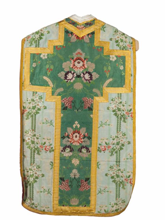 chasuble, étole, voile de calice : ornement vert n°2