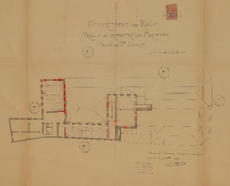 Couvent de carmes déchaussés Notre-Dame-du-Mont-Carmel, puis caserne, pensionnat, archives départementales du Rhône