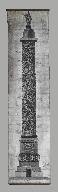 Estampe (eau-forte) : Vue de l'élévation principale de la colonne Antonine