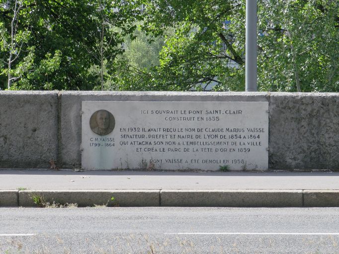 Pont Louis-Philippe, puis pont Saint-Clair, puis pont Vaïsse (détruit)