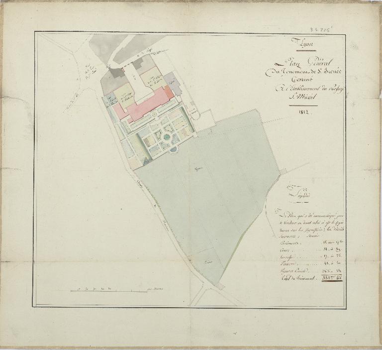 Prieuré de génovéfains ou Sainte-Geneviève, puis établissement de bienfaisance dit monastère de Notre-Dame de charité du Refuge de Lyon ou Refuge Saint-Michel, actuellement maison diocésaine Saint-Irénée