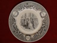 Assiette historiée Creil-Montereau - La vie de Ferdinand-Philippe duc d'Orléans, N° 6