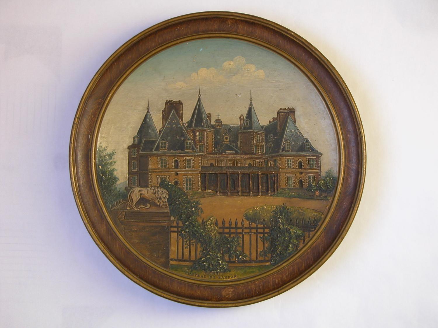 Plat décoratif n°2 : le château de Randan