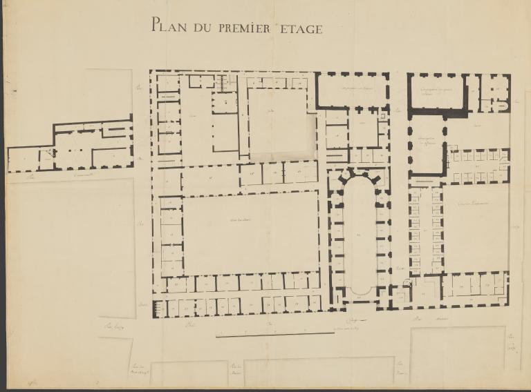 Collège de jésuites puis d'oratoriens, dit Collège de la Trinité ou Grand Collège, actuellement lycée Ampère