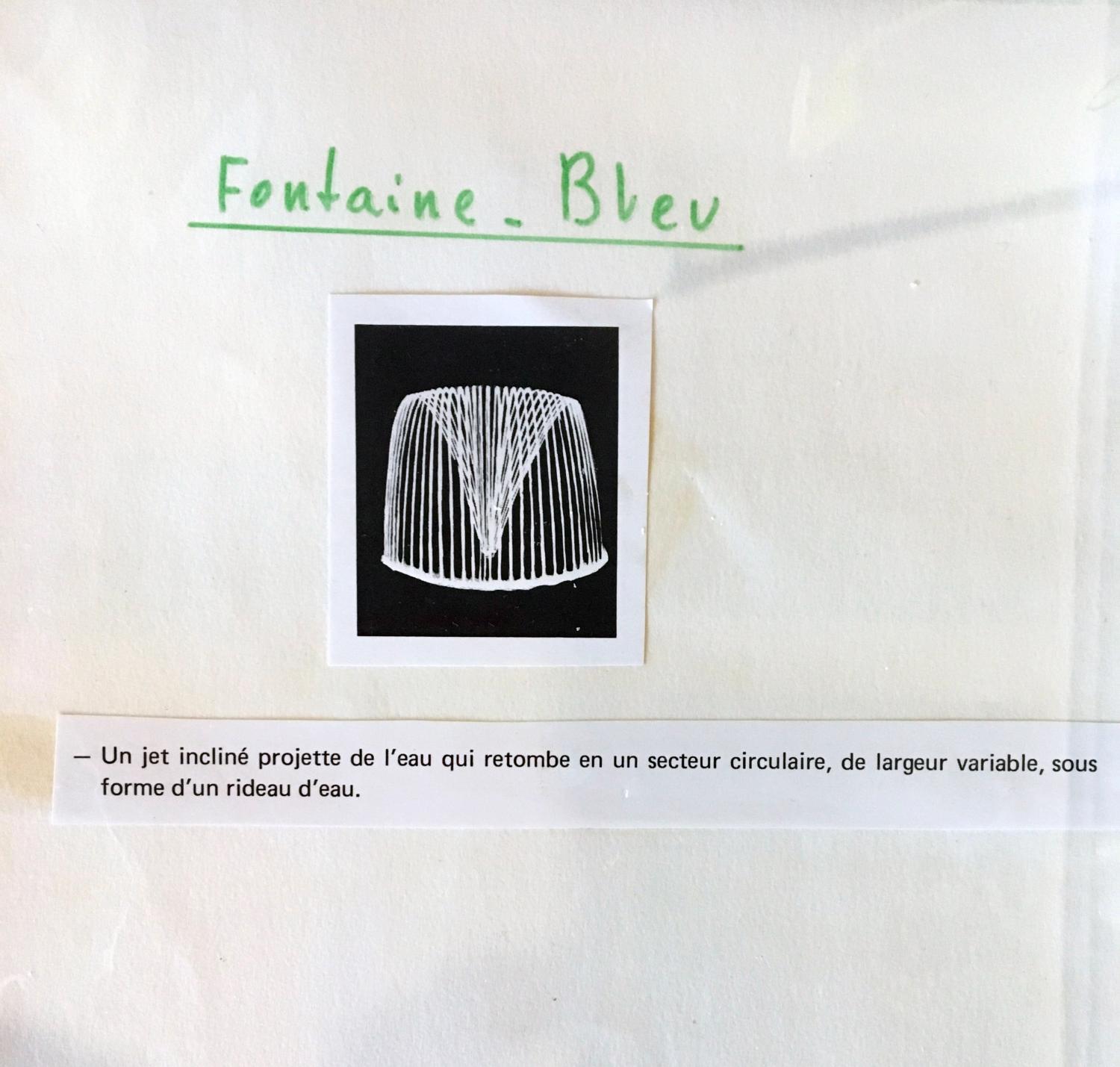 Ensemble de trois sculptures-fontaines : Les Trois fontaines (œuvres détruites)