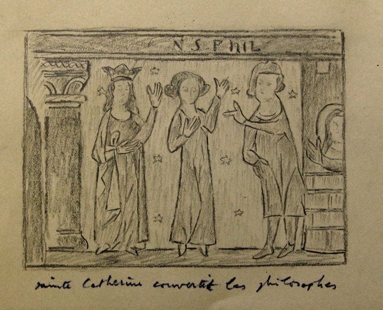 Peintures monumentales : Scènes de la vie de sainte Catherine