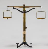 Instrument de démonstration en statique des fluides : balance hydrostatique et accessoires