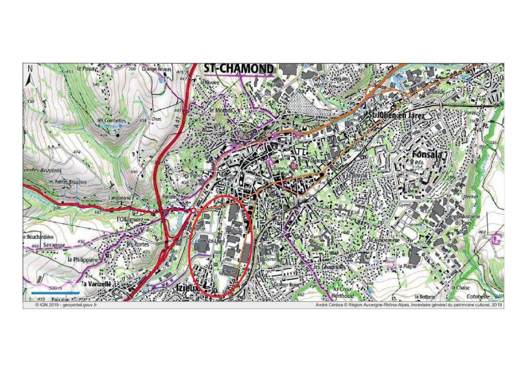 Compagnie des forges et aciéries de la marine et d'Homécourt puis Creusot-Loire puis GIAT-industries actuellement zone d'activité et projet Novaciéries