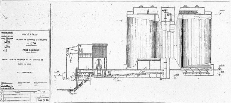 Entrepôt commercial, dit magasin général des sucres, puis la Sucrière espace d'exposition.