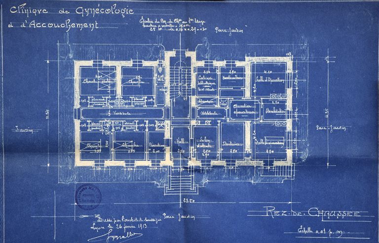 Etablissement médical Clinique gynécologique et d'accouchement du docteur Violet, actuellement foyer arménien de jeunes filles Saint-Grégoire