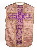 chasuble, étole, voile de calice : ornement rouge