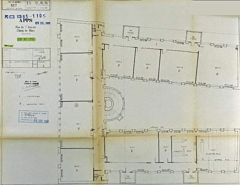 Centre de formation d'apprentis, actuellement lycée d'enseignement général, technologique et professionnel Jean-Jaurès