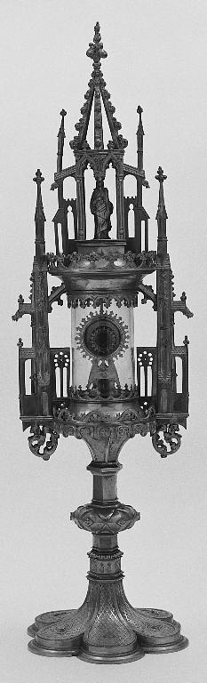 reliquaire-monstrance, de saint Symphorien, style néo-gothique