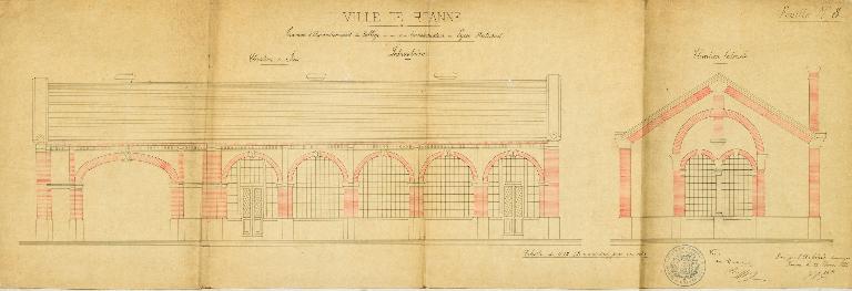 Manoir de Chènevoux, puis collège de jésuites, puis école centrale, puis lycée de garçons, actuellement lycée d'enseignement secondaire Jean-Puy
