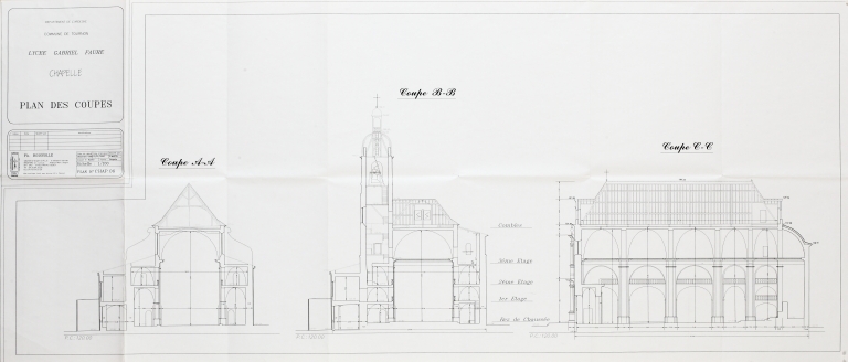 Église du collège des jésuites de Tournon, actuellement chapelle du lycée Gabriel-Faure
