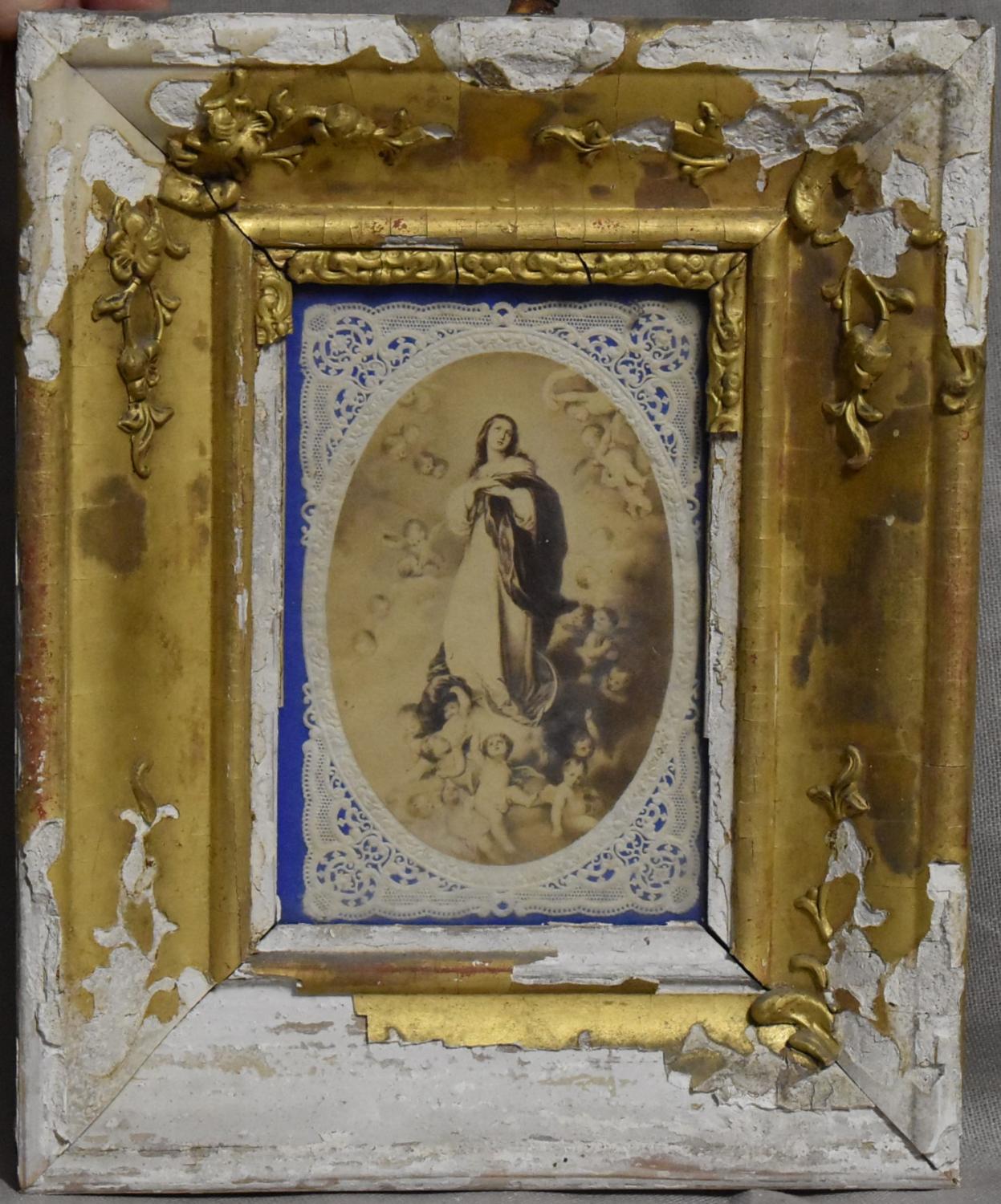 Photographie-canivet d'après L'Immaculée Conception de Bartolomé Esteban Murillo