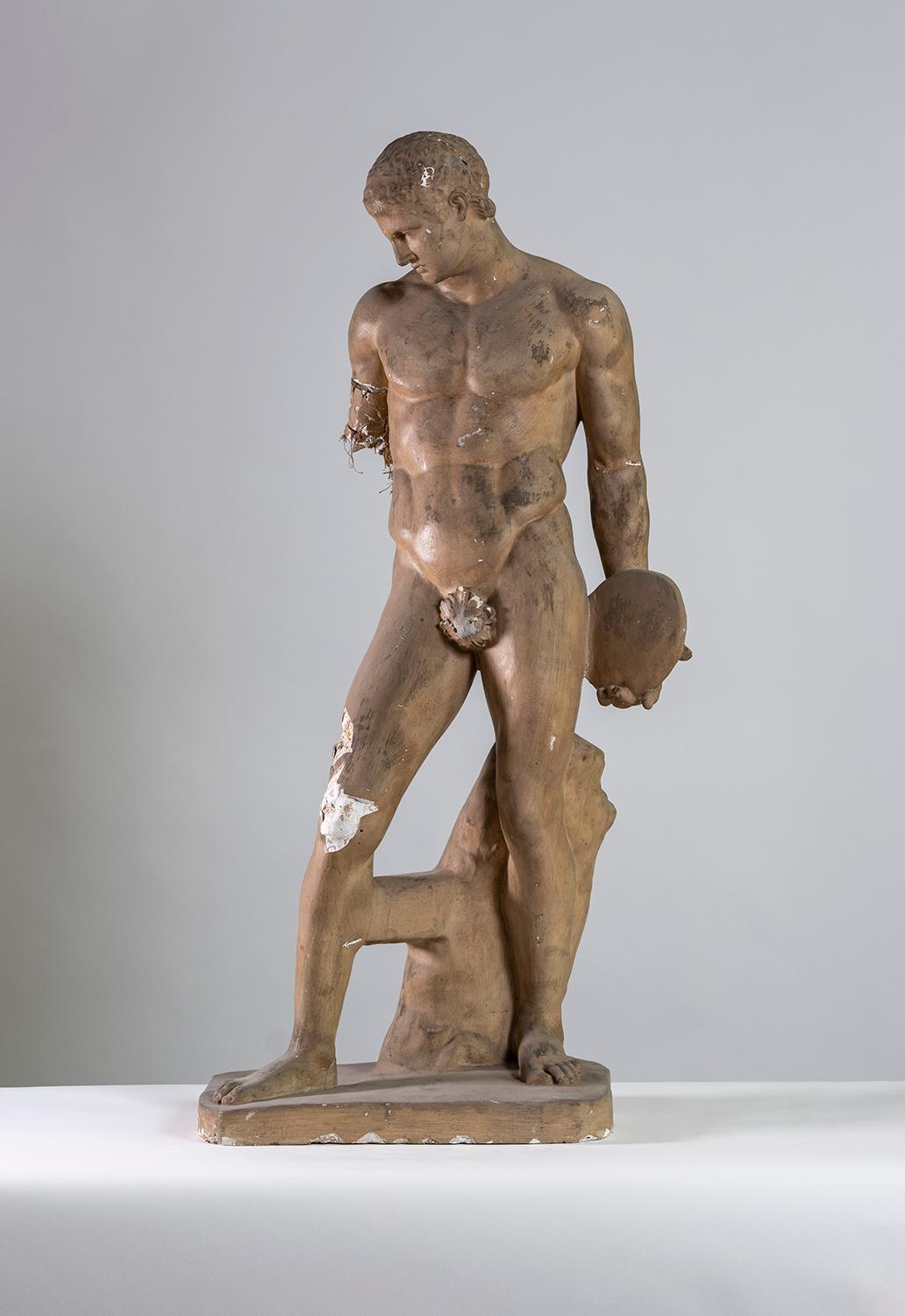 Statue, petite nature : Discophore de Naucydès