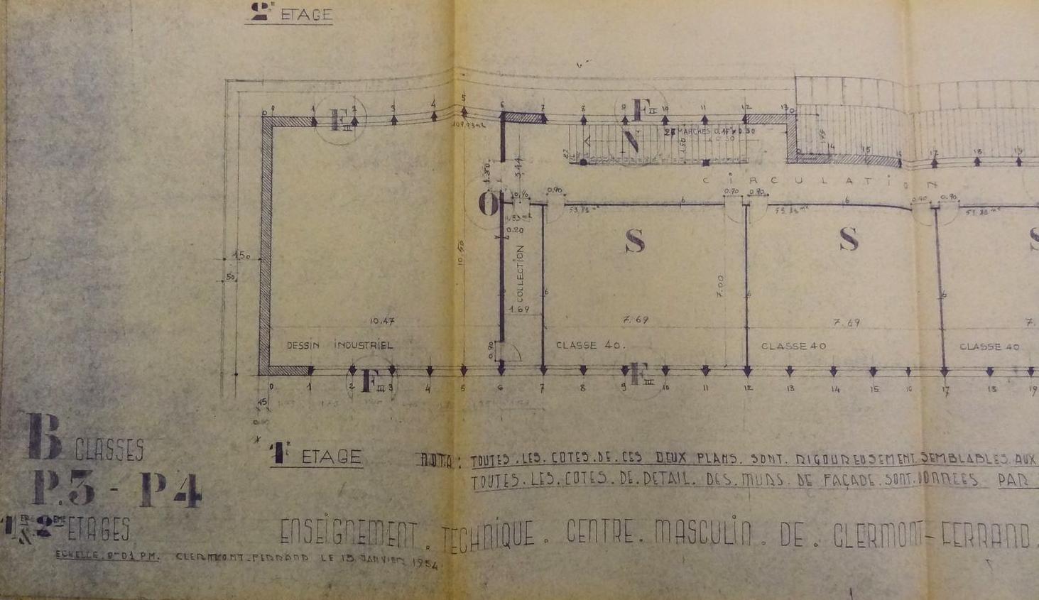 Centre d'apprentissage masculin, puis collège d'enseignement technique Charcot, actuellement lycée professionnel Roger-Claustres