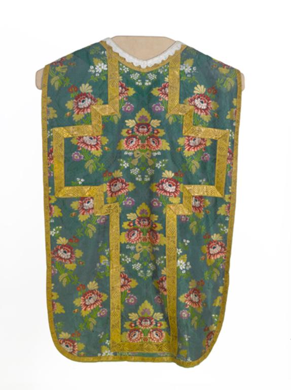 ornement vert : chasuble